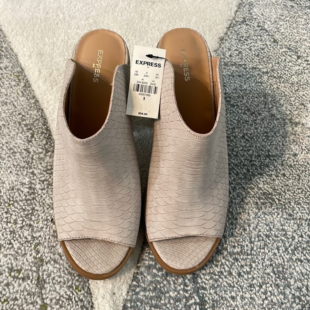 Open Toe Mules